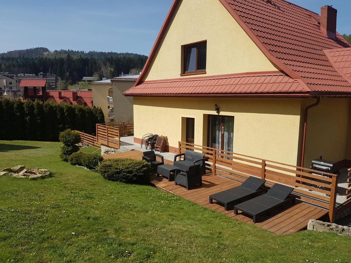 Willa Pod Zegarem - W Cenie Parking, Szybkie Wifi, Duzy Ogrod, Wiata Grilowa! Krynica Zdroj Buitenkant foto